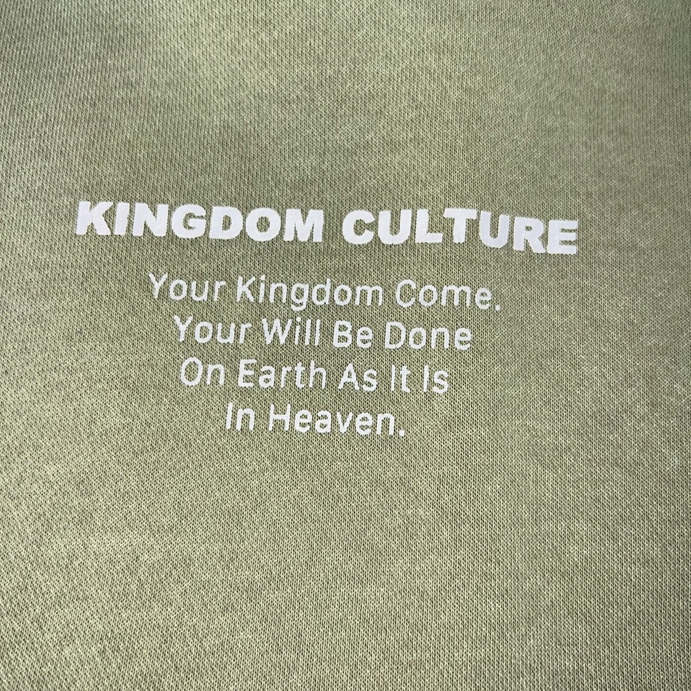 Kingdom Culture Olive Green T-Shirt - Picture 3 of 9